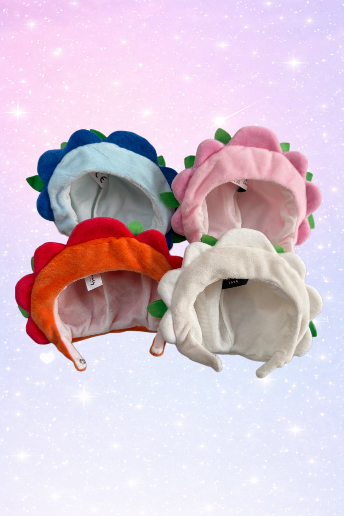 Full set Rose plush hat